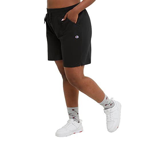 Champion Jersey Women, Plus Size Gym Shorts, 5″, Black, 3X Large | The Storepaperoomates Retail Market - Fast Affordable Shopping