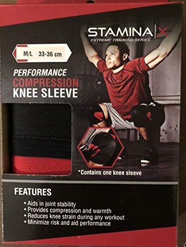 Stamina | X Performance Compression Knee Sleeve (L/XL 36-39cm)