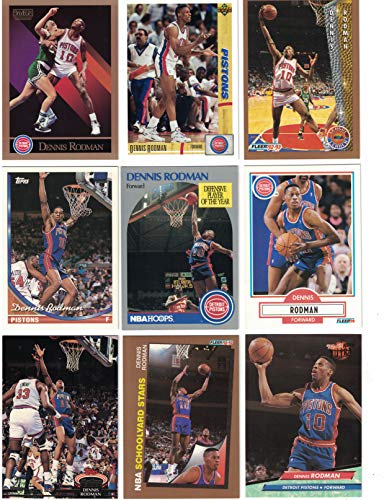 Dennis Rodman / 50 Different Basketball Cards Featuring Dennis Rodman