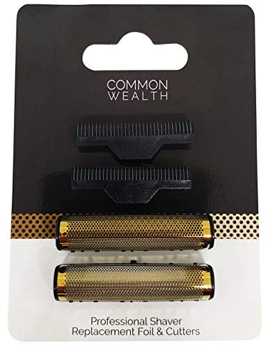 Common Wealth Professional Barber Shaver Replacement Gold Foil Assembly & Inner Cutters CWPSRF13