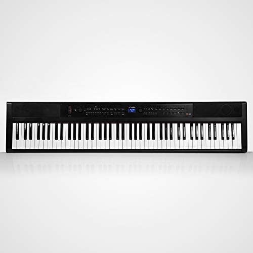 Artesia PE-88 | 88 Key Digital Piano with Semi Weighted Action & Built In Speakers + 130 Premium 3D/3 Layer Voices & 100 Rhythms Fully Orchestrated + Power Supply + Sustain Pedal + Teaching Software