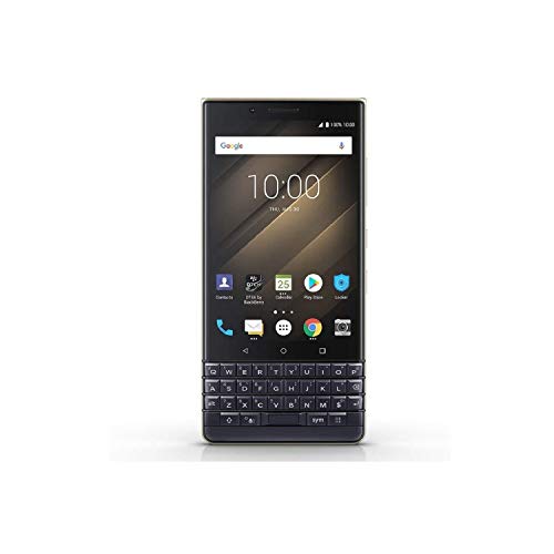 BlackBerry KEY2 LE (Lite) Dual-SIM (64GB, BBE100-4, QWERTY Keypad) (GSM Only, No CDMA) Factory Unlocked 4G Smartphone (Champagne/Gold) – International Version