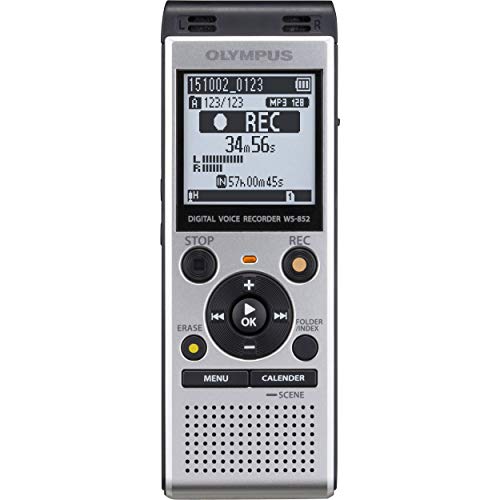 Olympus Digital Voice Recorder WS-852, Silver (Renewed)