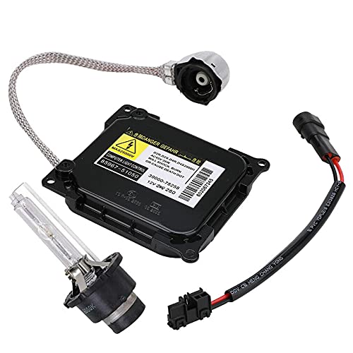 Xenon HID Headlight Ballast Control Unit with Igniter and D4S Bulb Compatible with Lexus RX350 GS350 GS430 Toyota Prius Avalon Solara Venza – Replaces OE# KDLT003 DDLT003 85967-52020