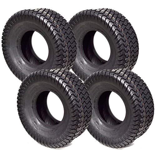 Replaces 4PK 15x6x6 15×6-6 15-6-6 15×6.00-6 Lawn Mower Riding Garden Tractor Turf Tires Compatible with Scag Toro Wright Kubota