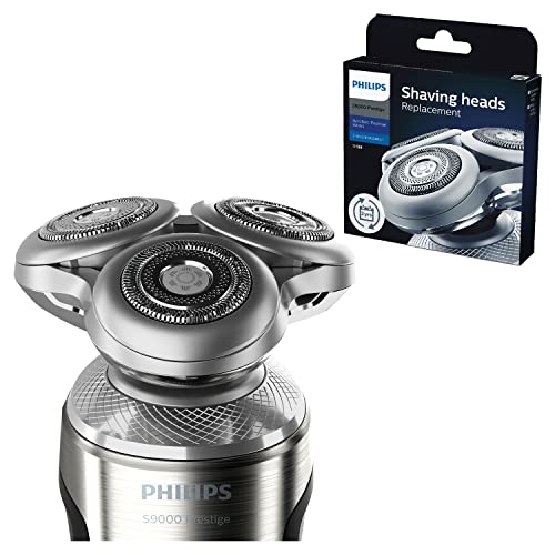 Philips SH98/80 Replacements Shaver Heads for Series 9000 Prestige, Light Grey Design