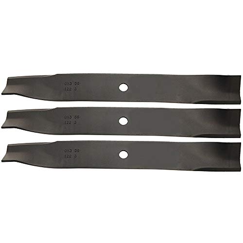 (3) Mower Blades Fits Toro Zero Turn Mowers with 50″ Deck Replaces 110-6837-03