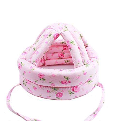Ewanda store Toddler Infant Baby Hat Step Learning Cap,M,Pink Rose