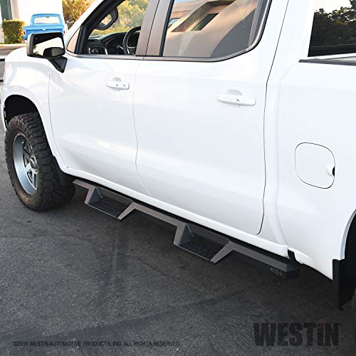 Westin 56-14135 HDX Drop Nerf Step Bars fits 2019-2023 Silverado Sierra 1500 Crew Cab 2020-2023 Silverado Sierra 2500 3500 Crew Cab Textured Black 1 Pair | The Storepaperoomates Retail Market - Fast Affordable Shopping
