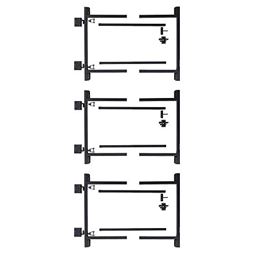 Adjust-A-Gate Steel Frame Gate Kit, 36″-60″ Wide Opening Up to 4′ High (3 Pack)