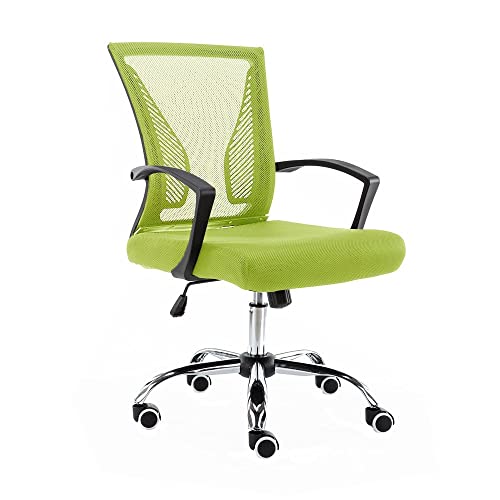 Modern Home ZUNA-BKLIME Office Chair, Black/Lime