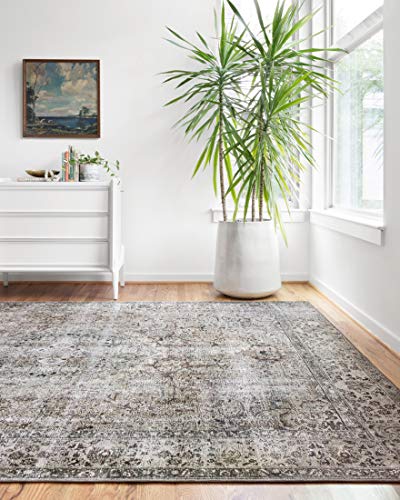 Loloi II Layla Collection LAY-06 Taupe/Stone, Traditional 2′-6″ x 9′-6″ Runner Rug
