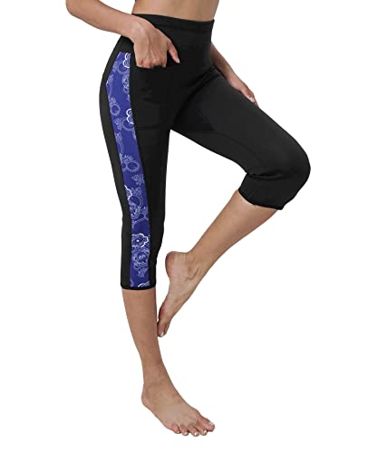 Ctrilady Women Neoprene Wetsuit Pants 2.5mm Keep Warm Legging Swimming Diving Snorkeling Surfing (Black, Medium)