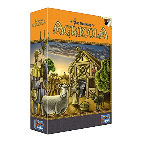 Agricola (Revised Edition) Strategy Game Farming Game for Adults and Teens Advanced Board Game Ages 12+ 1-4 Players Average Playtime 90 Minutes Made by Lookout Games