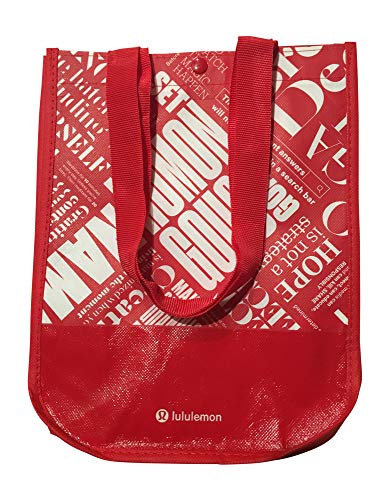 Lululemon 20th Anniversary Small Reusable Tote Carryall Gym Bag (Red)