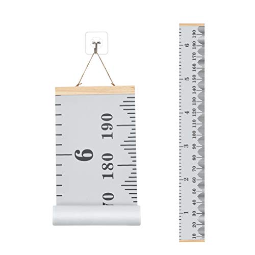 FOCCTS Baby Growth Chart, Height Chart Hanging Ruler Wall Decor for Kids, Toddler Growth Chart for Wall, Wall Hanging Growth Chart Baby Height Measurement- 79″ x 7.9″