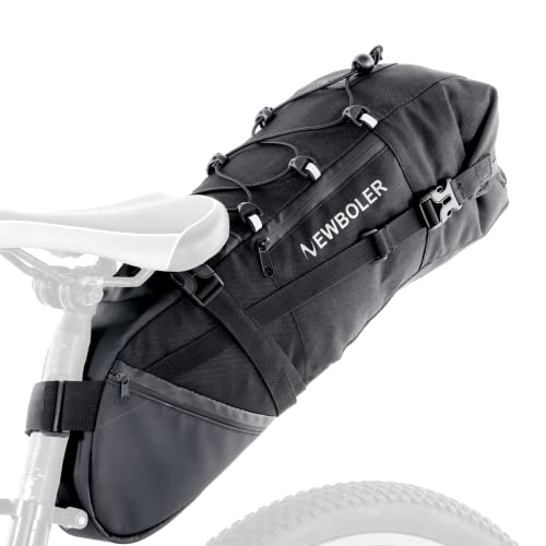 Lixada Bike Saddle Bag 3-10L Large-Capacity Mountain Road MTB Bicycle Bike Cycling Tail Bag Storage Pack Bicycle Under Seat Bag