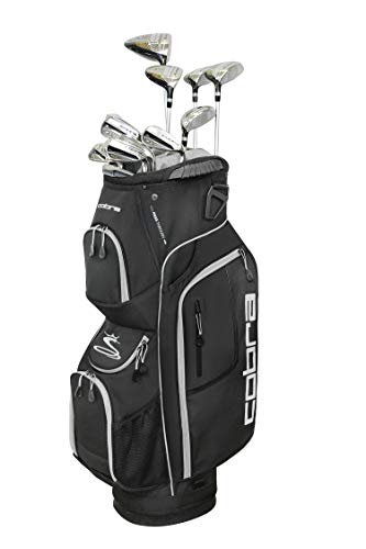 Cobra Golf 2019 XL Speed Complete Set (Men’s, Black, Right Hand, Graphite, Regular Flex), Black-Gold (BX3801RGRCS13)