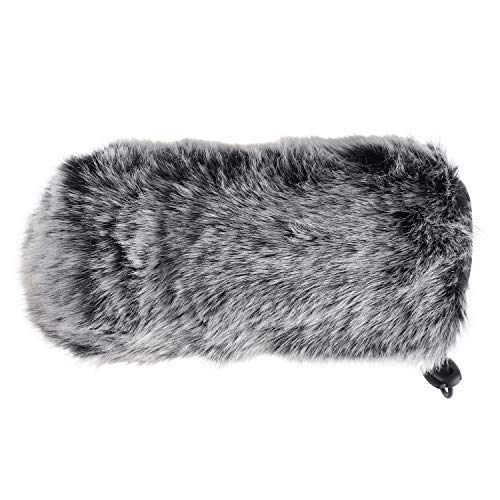YOUSHARES Microphone Deadcat Windscreen – Outdoor Wind Shield Mic Windshield Muff Fur Custom Fit for Rode VideoMic GO Camera Microphone
