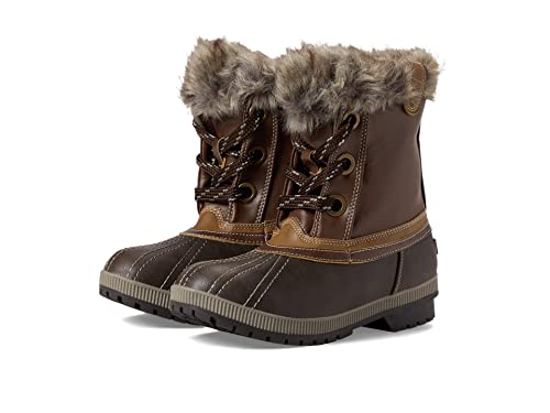 LONDON FOG Milly Cold Weather Watrproof Snow Boot Cognac 9