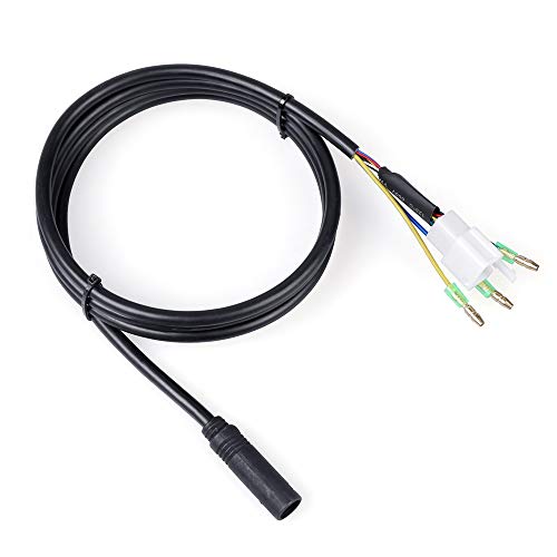 Greenergia 9Pin Waterproof Extension Cable for BAFANG Rear Hub Motor Conversion Kit (80CM)