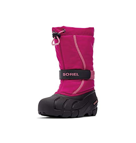 Sorel Youth Unisex Flurry Boot – Deep Blush, Tropic Pink – Size 6