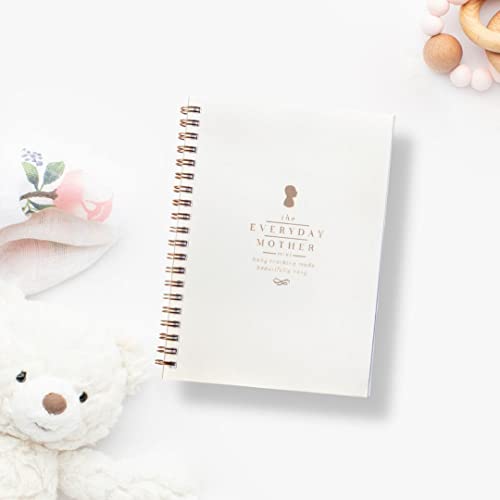 Everyday Mother 3 Month Daily Baby Tracking Journal Book, 90 Pages to track nursing, pumping, feeding, diapers, sleep, notes, and more