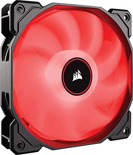 CORSAIR AF140 LED Low Noise Cooling Fan, Single Pack – Red,CO-9050086-WW