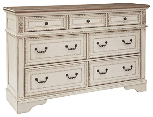 Signature Design by Ashley Realyn Dresser, Adult, Chipped White