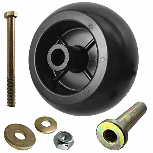 Parts 4 Outdoor Deck Wheel and Hardware Kit for Exmark 1Pk 5″ Anti-Scalp 103-3168 103-4051 103-7263 109-90111 210-169