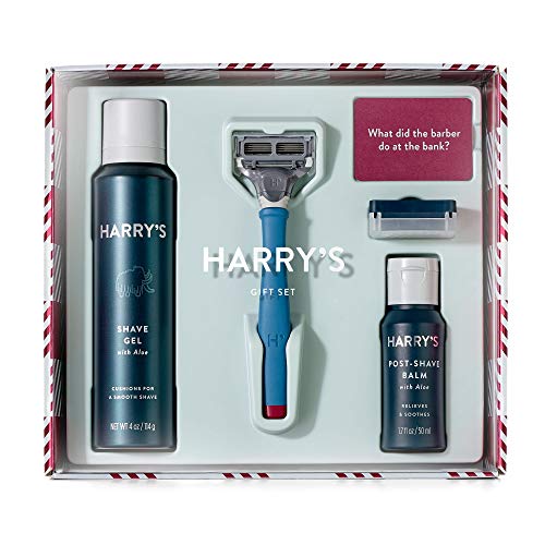 Harry’s Holiday Gift Set – Razor Handle Blade Shave Gel Post Shave Balm