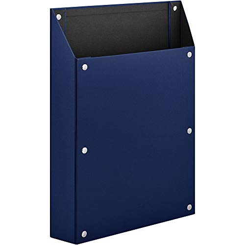 King Jim 4755 Magnetic Storage Case, A4 Size, Vertical, Blue