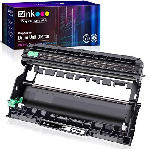 E-Z Ink (TM Compatible DR730 Drum Unit (Not Toner) Replacement for Brother DR 730 Compatible with HL-L2350DW HL-L2395DW HL-L2390DW HL-L2370DWXL MFC-L2750DW MFC-L2710DW DCP-L2550DW Printer (1 Drum)