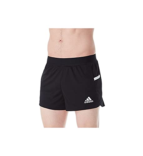 adidas Team 19 Running Short – Men’s Track and Field M Black/White