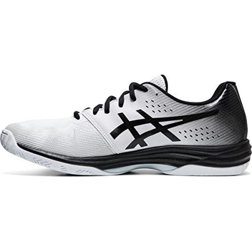 ASICS Men’s Gel-Tactic 2 Volleyball Shoes, 7.5, White/Black