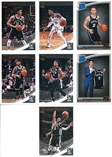 2018-19 Donruss Basketball Brooklyn Nets Team Set of 7 Cards: (Rookies included) Spencer Dinwiddie(#106), D’Angelo Russell(#116), DeMarre Carroll(#126), Rondae Hollis-Jefferson(#136), Jarrett Allen(#146), Rodions Kurucs(#155), Dzanan Musa(#187)