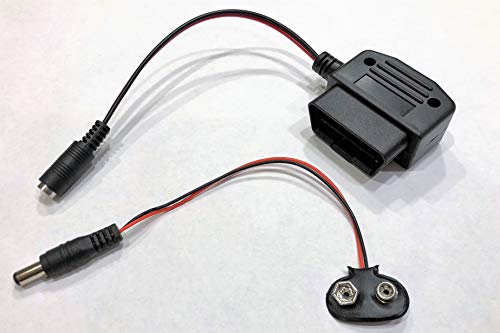 OBD ll Connector Vehicle Memory Saver Reliable and Easy 9 Volt Battery Powered