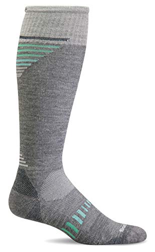 Sockwell Women’s Ascend II Knee High Compression Sock, Grey – S/M