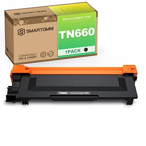 S SMARTOMNI Compatible TN660 (Design V3) Toners_cartridges Replacement for Brother TN-660 TN-630 Toner for Brother MFC-L2700DW HL L2300D L2340DW L2380DW L2320D DCP L2540DW L2520DW MFC-L2740DW L2720DW