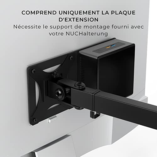HumanCentric Mounting Bracket Compatible with Intel NUC, VESA Monitor Arm Extension Plate Compatible with The NUC Mini PC Computer | The Storepaperoomates Retail Market - Fast Affordable Shopping