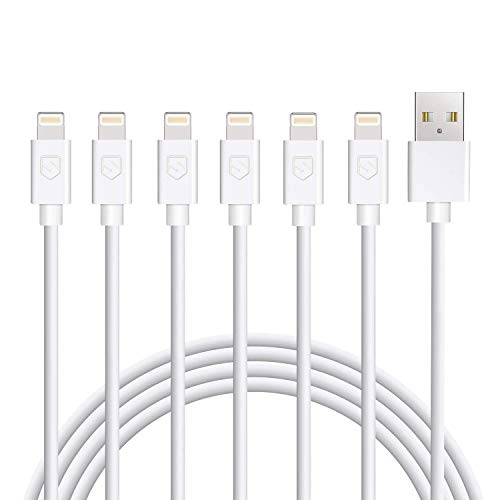 Atill iPhone Charger 6Pack 3FT USB Lightning Cable Charging Cord Compatible with iPhone 14/13/12/12Pro/12ProMax/11/11Pro/11Pro MAX/XS/XS MAX/XR/X/8/8Plus/7/7Plus and More