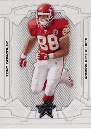 2008 Leaf Rookies and Stars #50 Tony Gonzalez NM-MT Kansas City Chiefs Official NFL Football Trading Card