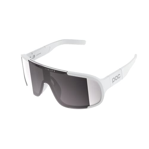 POC, Aspire Sunglasses, Hydrogen White, Violet/Silver Mirror, One Size