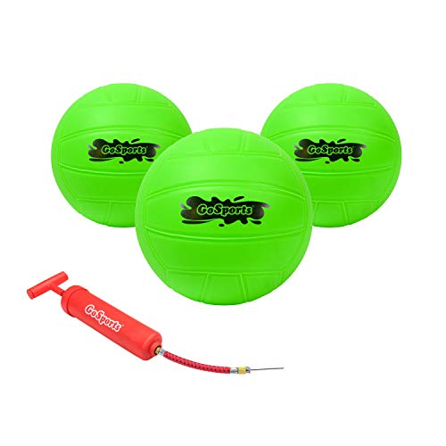GoSports Water Volleyball 3 Pack, Great for Swimming Pools or Lawn Volleyball Games