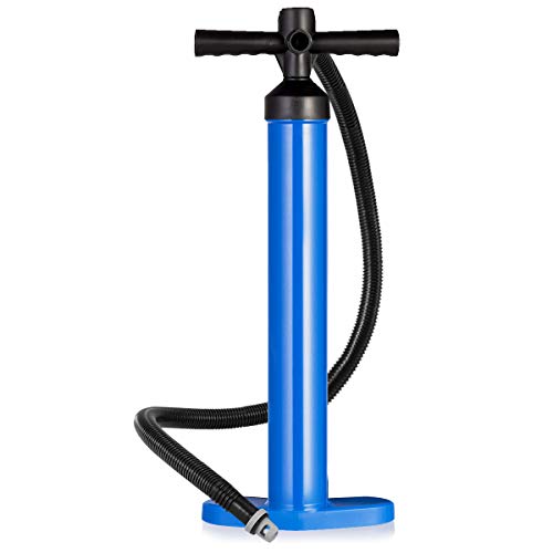 Gymax SUP Hand Pump, High Pressure Hand Pump Max 29 PSI Inflate and Deflate Double Action for Faster Inflation, Suitable for All Stand up Paddle Board Boat and Kayak