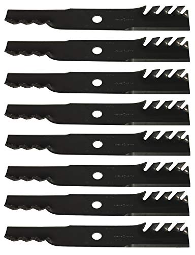USA Mower Blades (8) Toothed for Exmark® 103-6382 Toro® 109-6873 36″ 52″ Deck