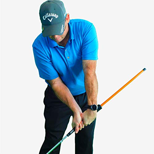Anti-Flip Stick® Impact Golf Swing Training Aid | Teaches Proper Impact & Swing Plane | Golf Swing Trainer | Golf Chipping Practice Aid
