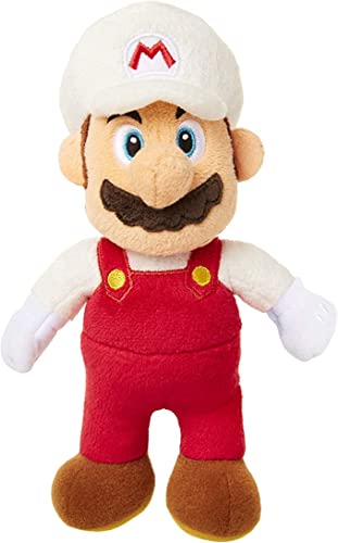 SUPER MARIO Plush Fire Mario Collectible Toy