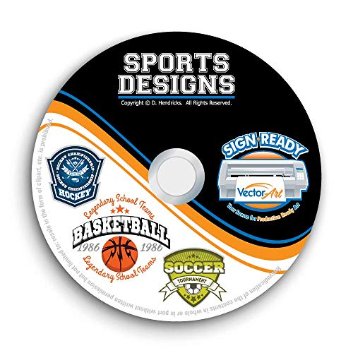 Sports Designs Clipart-Vector Clip Art Images-T-Shirt Graphics and Template CD