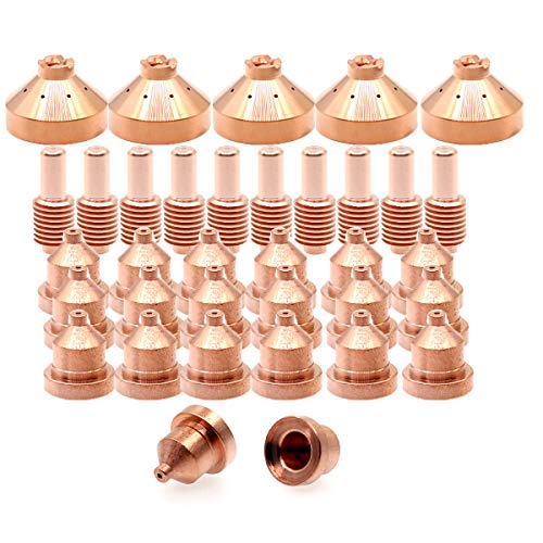 Plasma Electrode 192047 Nozzle 204325 Shield Cup for Miller ICE-40T / ICE-40TM Torch Consumables Kit 35pcs
